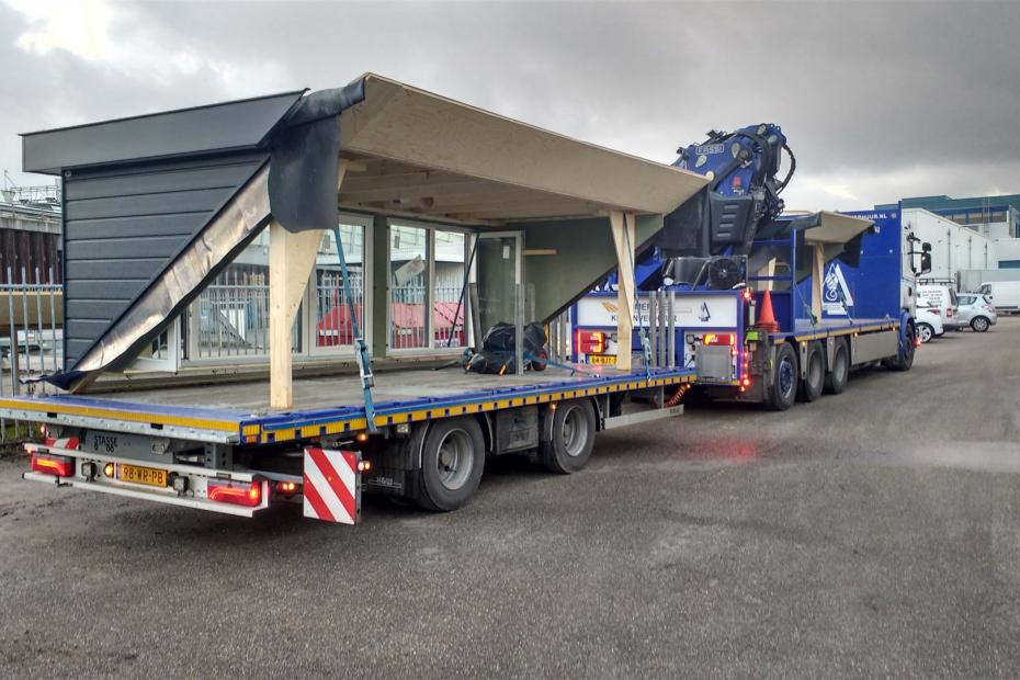Stasse kraanwagen middenassers